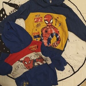 Two Marvel Spider-Man hoodies 3T